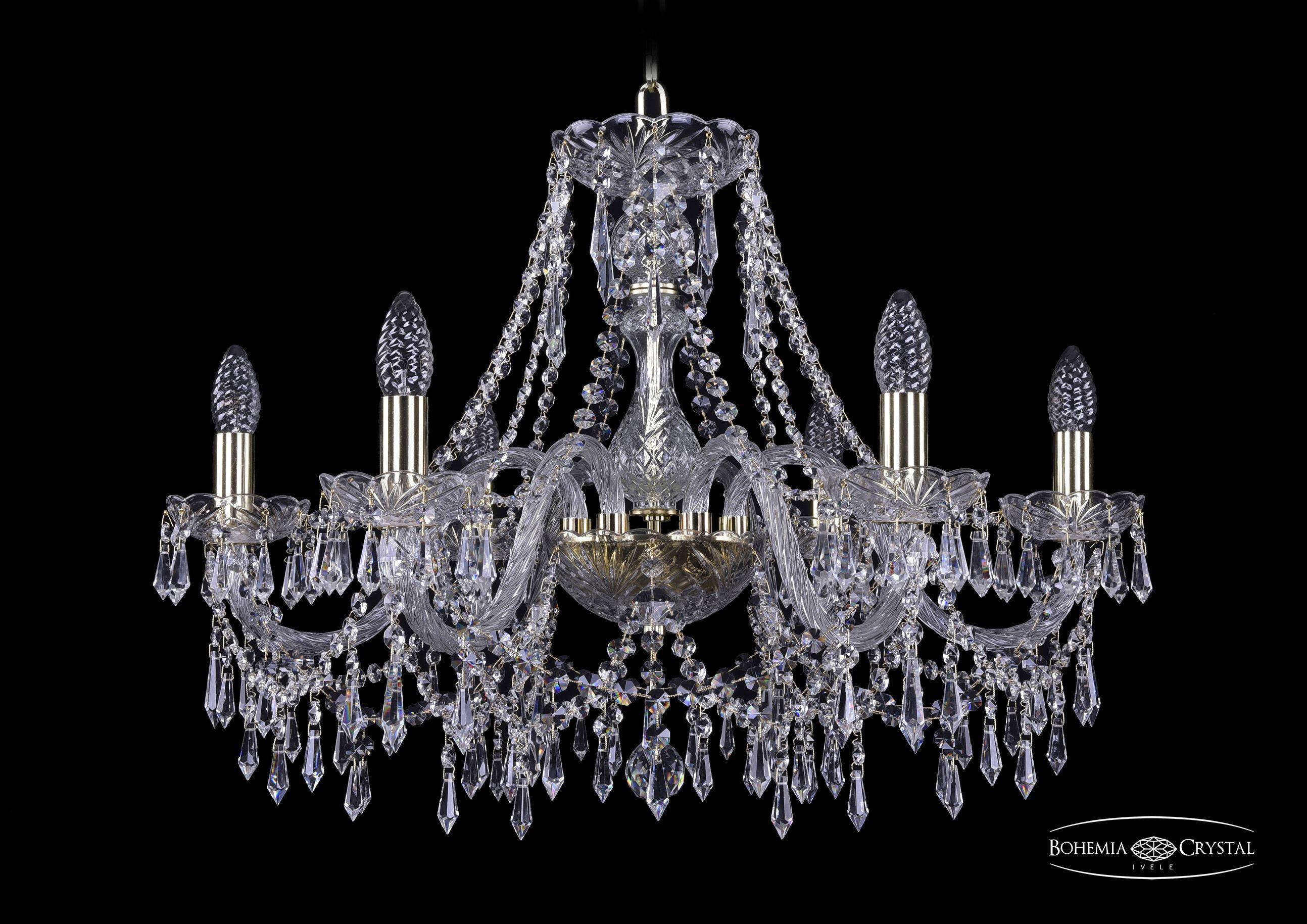 

Подвесная люстра Bohemia Ivele Crystal 1403/6/240/G