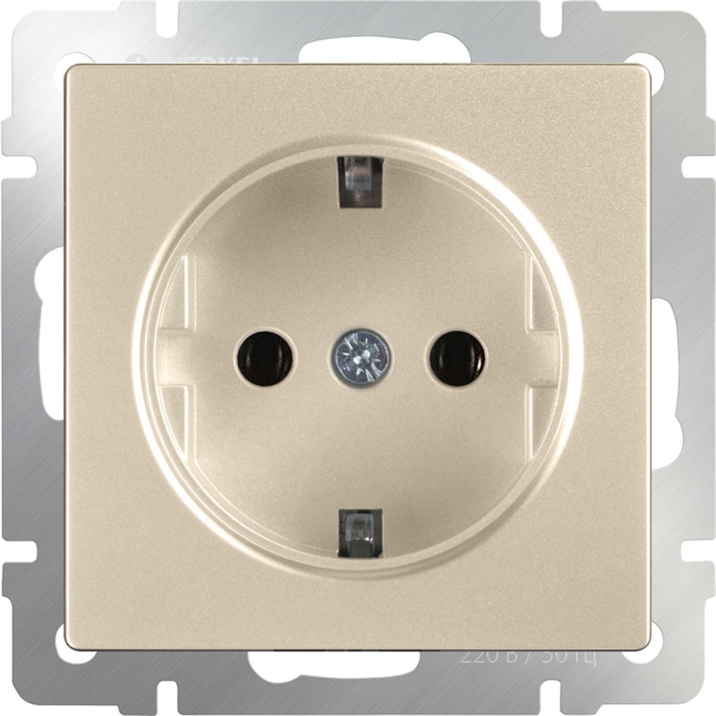 

Розетка Werkel WL11-SKG-01-IP20 шампань [a040912], WL11-SKG-01-IP20