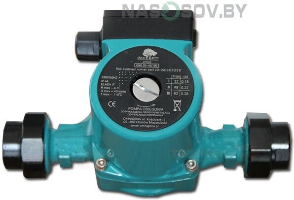 

Циркуляционный насос OMNIGENA Omis 25-40/180 32-48-62/230В