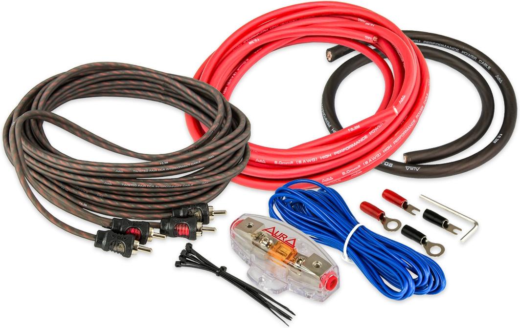 

Комплект проводов для автоакустики Aura AMP-1208