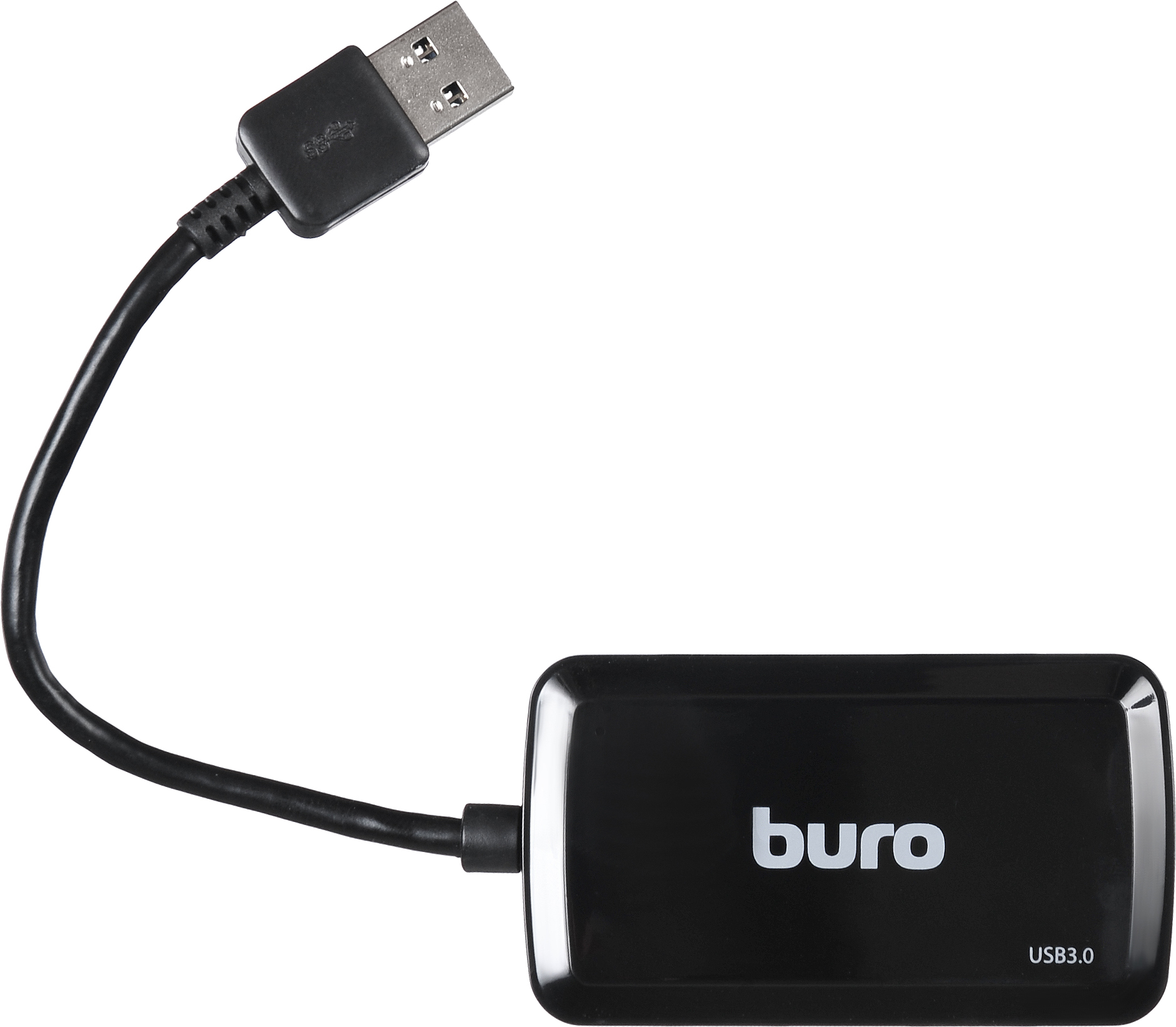 

Кабель, адаптер, разветвитель Buro BU-HUB4-U3.0-S черный, Разветвитель USB 3.0 Buro BU-HUB4-U3.0-S 4порт. черный