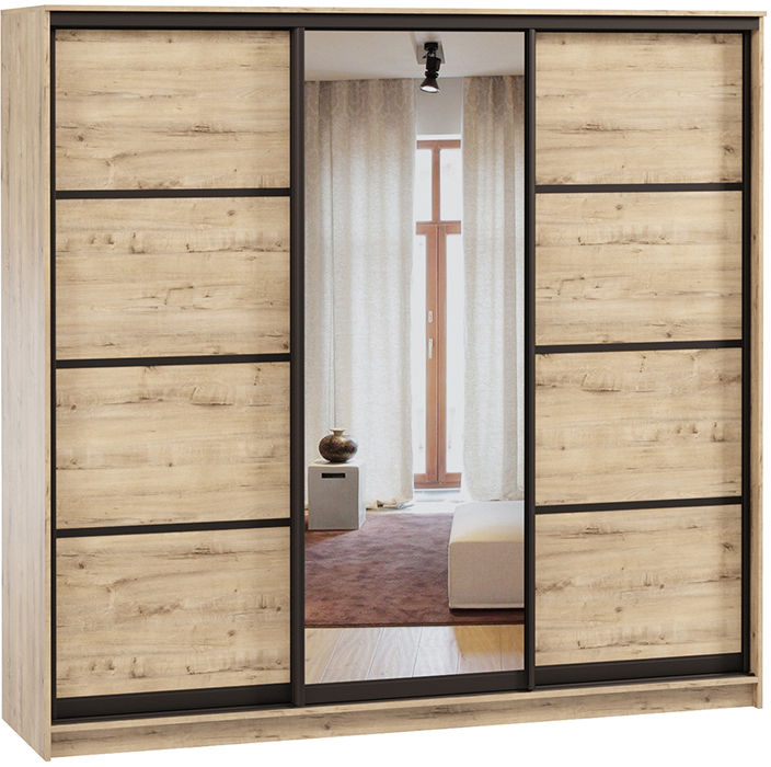 

Шкаф-купе Woodcraft Вендор (Веймар)-3-220-210 Дуб Ирландский, Вендор (Веймар)-3-220-210