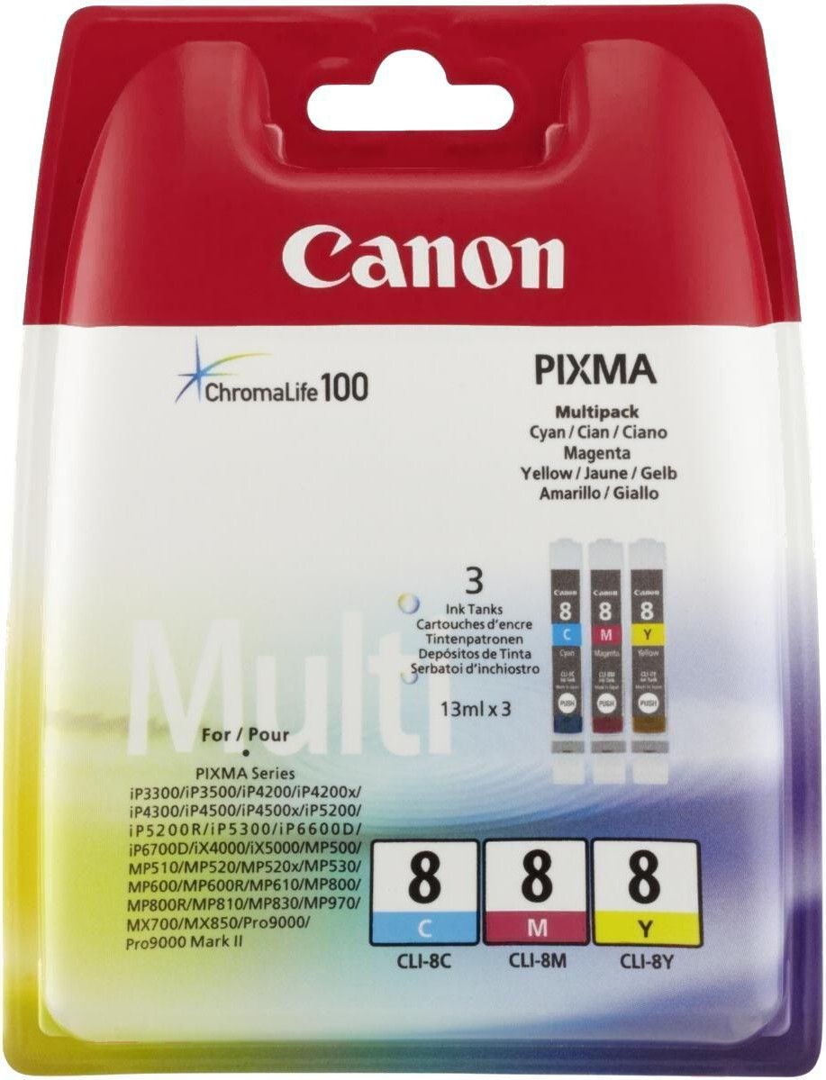 

Картридж для принтера Canon CLI-8 MultiPack [0621B029AA], Картридж Canon CLI-8 MultiPack 0621B029AA