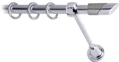 

Карниз Lm Decor Луна 056 1р гладкий 1.8м хром, Луна 056 1р гладкий 16мм 1.8м
