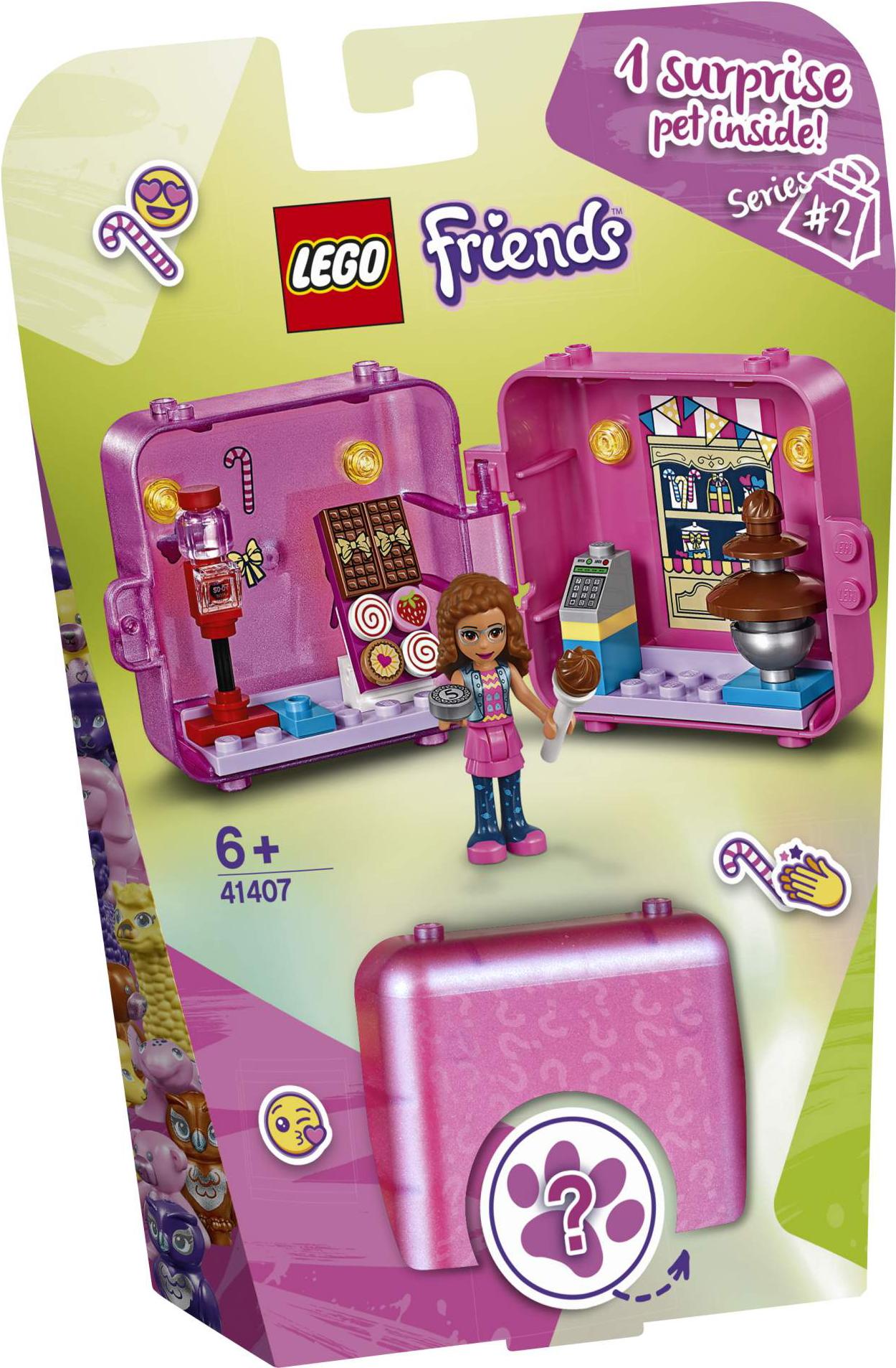 

Конструктор LEGO FRIENDS Игровая шкатулка Покупки Оливии [41407], FRIENDS Игровая шкатулка Покупки Оливии