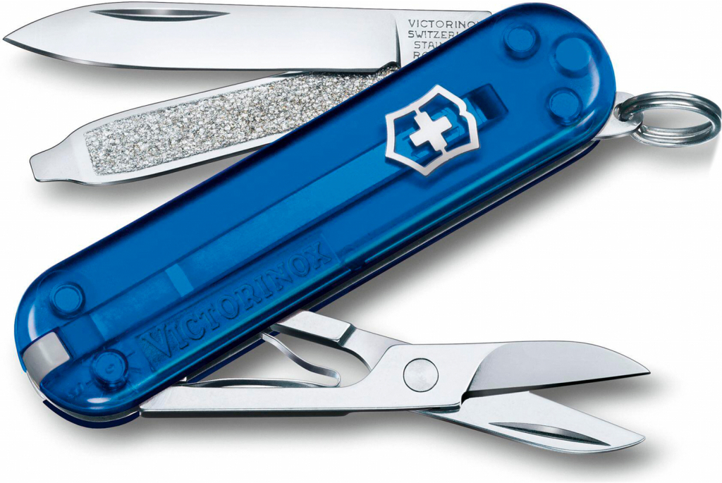 

Туристический нож Victorinox перочинный Classic Deep Ocean 58мм 7функц. [0.6223.T2G], Мультитул Victorinox Classic Deep Ocean (0.6223.T2G)