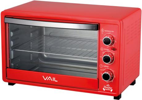 

Мини-печь Vail VL-5000 Red, VL-5000