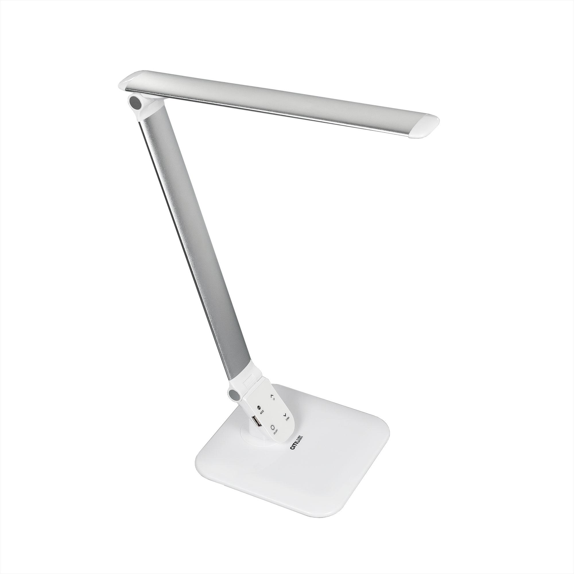

Citilux CL803021 Ньютон Бел-Серебр, с USB, CL803021 Ньютон Бел-Серебр, с USB