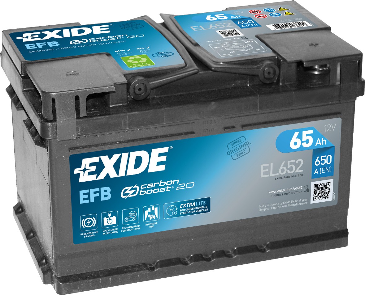 

Аккумулятор Exide Start-Stop EFB EL652 65 А/ч