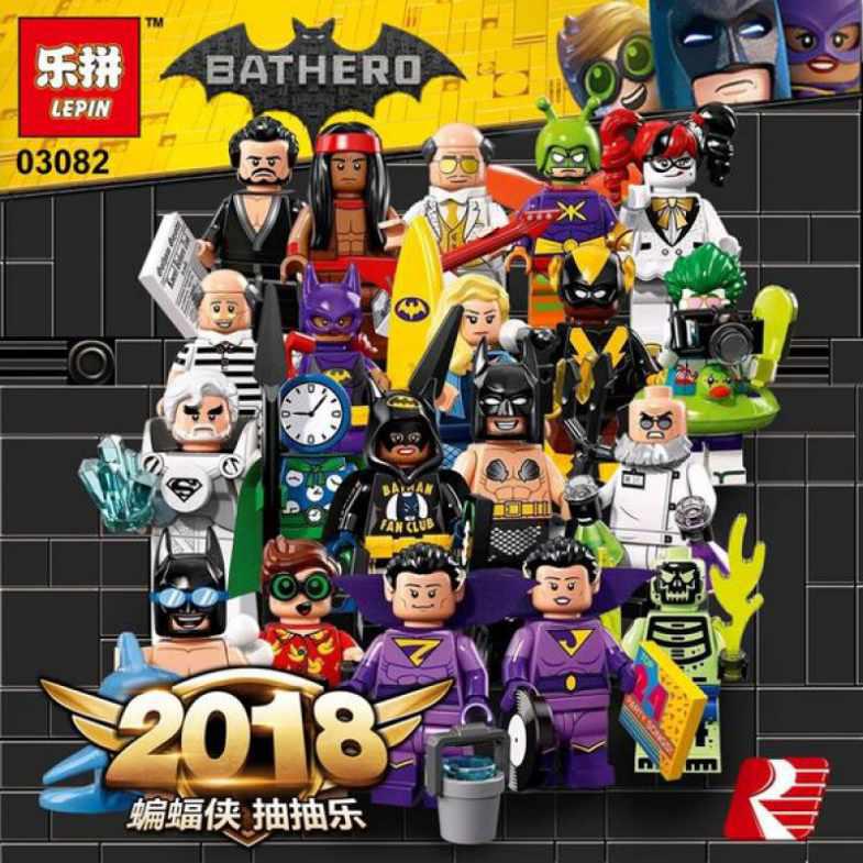 

Конструктор Lepin 20 минифигурок Бэтмен Movie [03082], 20 минифигурок Бэтмен Movie