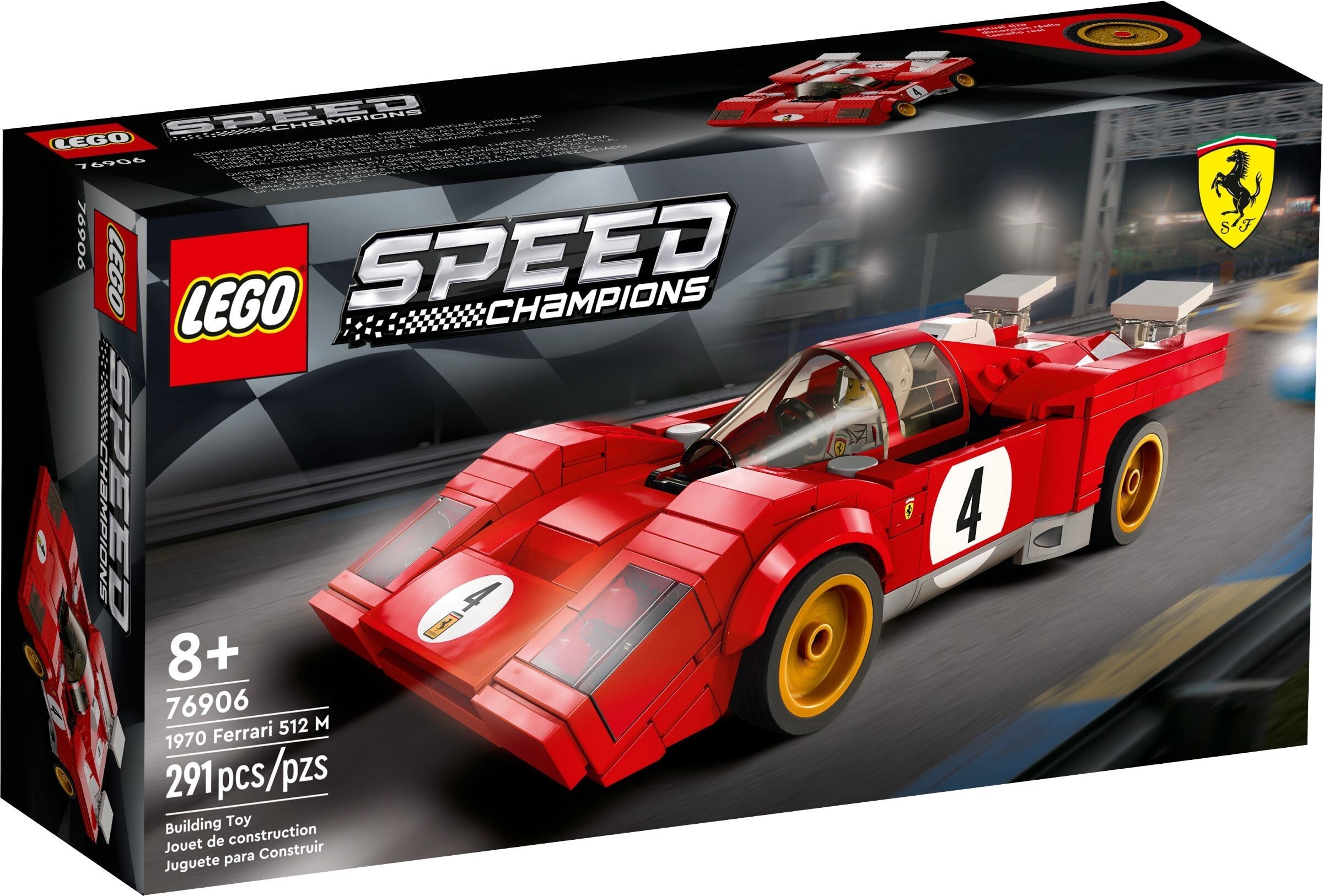 

Конструктор Lego Speed Champions 1970 Ferrari 512 M (76906)