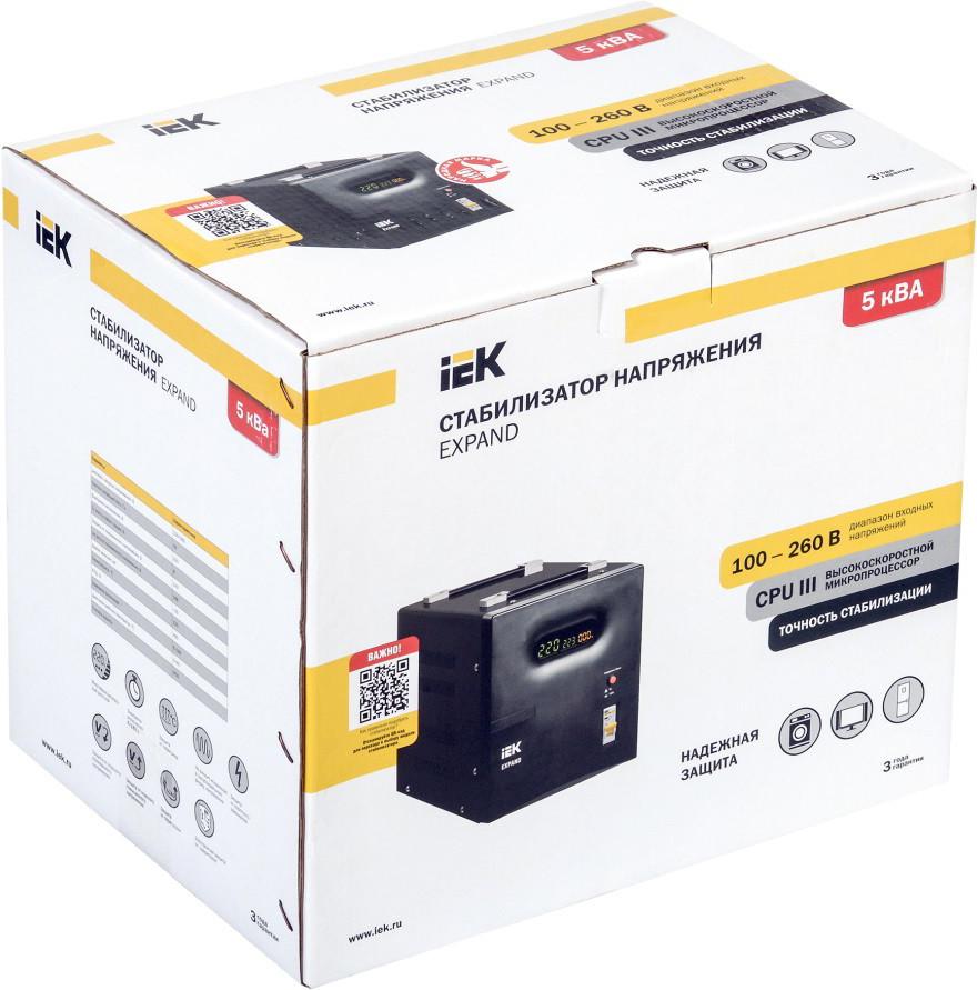 

Стабилизатор напряжения IEK IVS21-1-003-11, Стабилизатор напряжения IEK Expand 3кВА