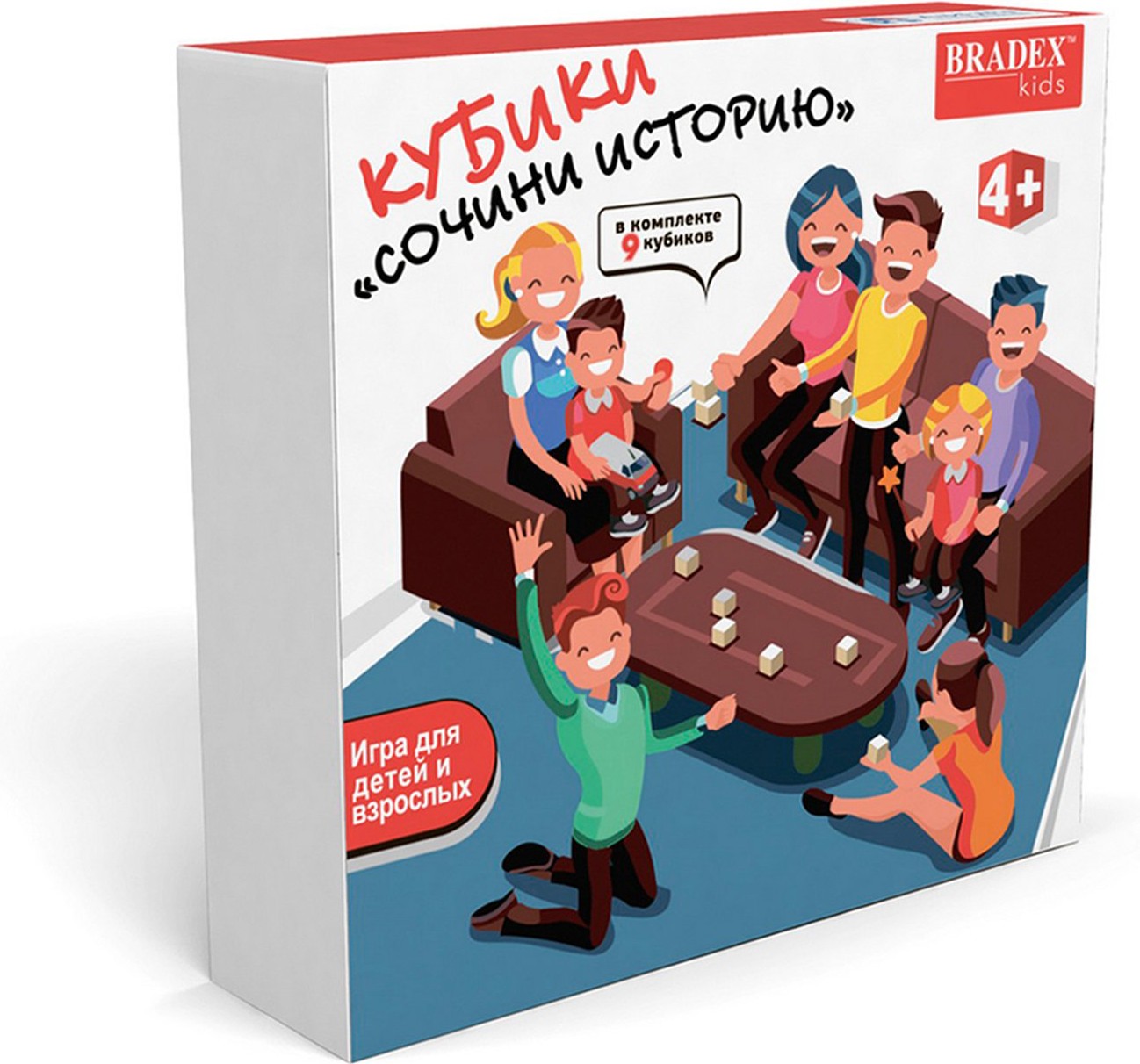 

Настольная игра Bradex Кубики Сочини Историю [DE 0140], Настольная игра Bradex Кубики Сочини Историю DE 0140