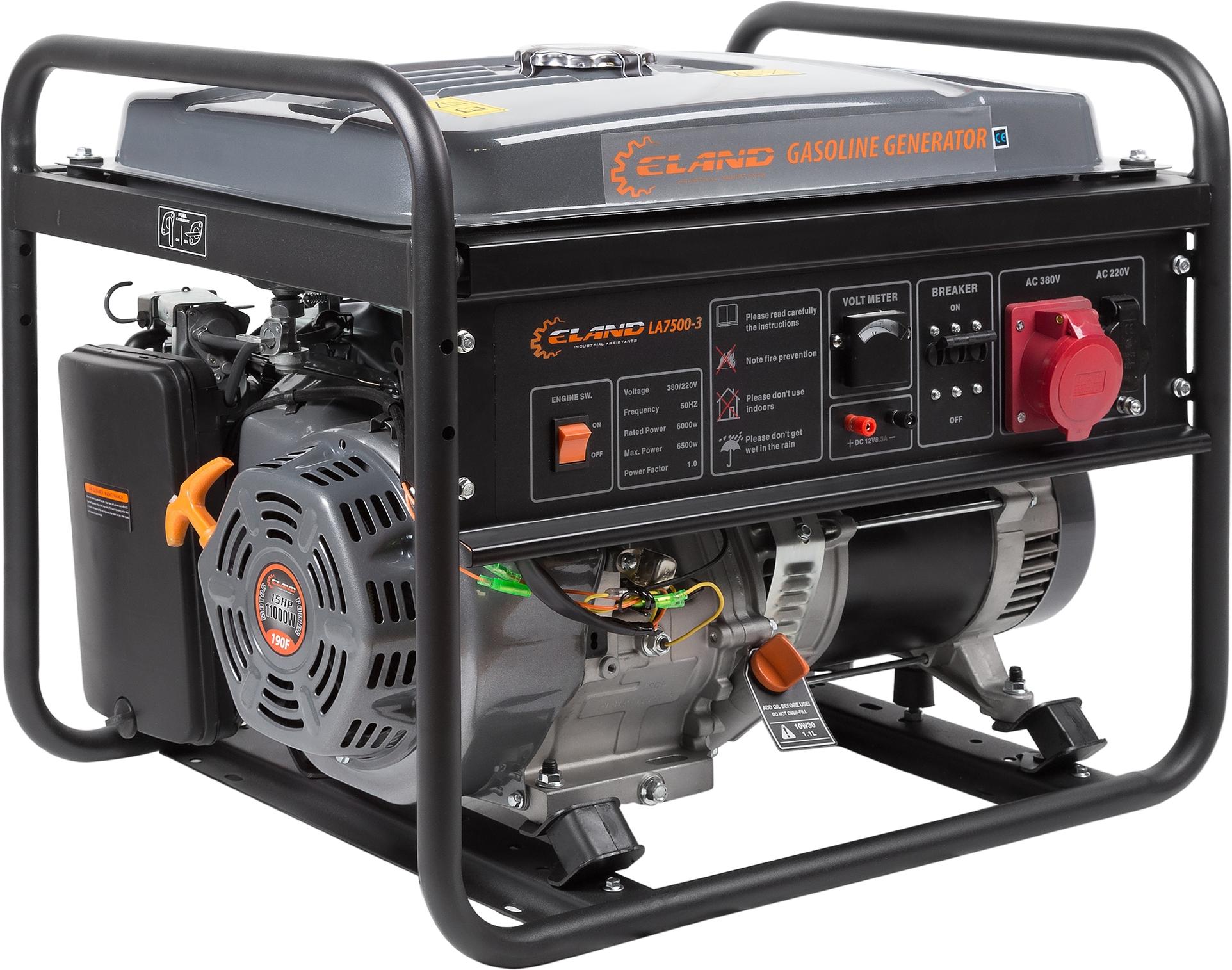 

Бензиновый генератор ELAND LA 7500, Генератор ELAND LA 7500
