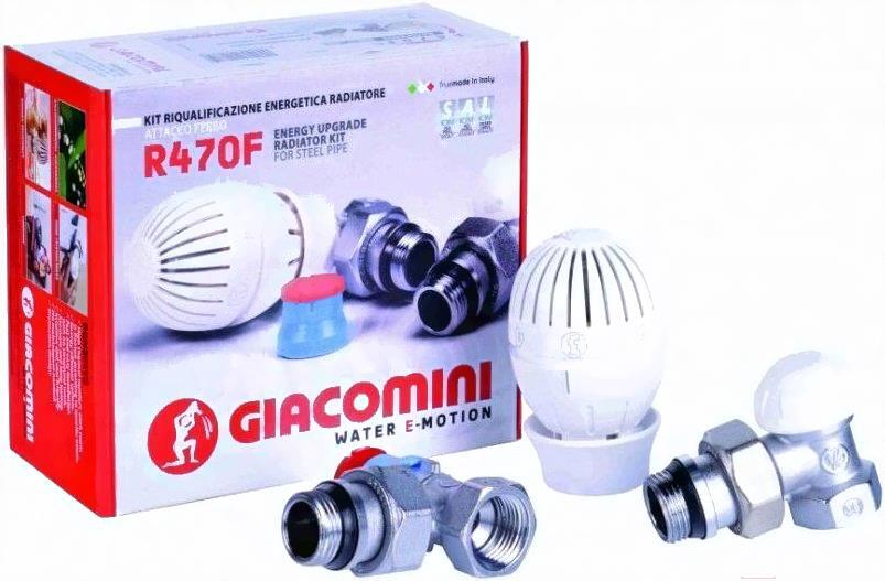 

Монтажный комплект для радиатора Giacomini R470FX003, Радиатор отопления Giacomini Монтажный комплект для радиатора R470FX003