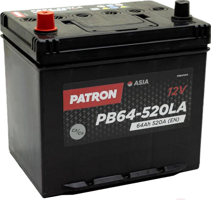 

Аккумулятор Patron Asia PB64-520LA 64 А/ч, Asia PB64-520LA 64 А/ч