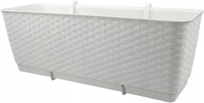 

Горшок Prosperplast Ratolla PW 400 белый [DRL400PW-S449], Кашпо Prosperplast Ratolla PW 400 DRL400PW-S449 (белый)