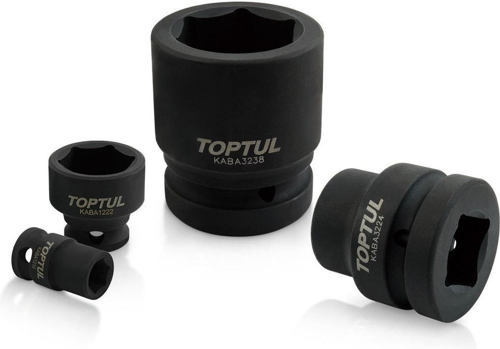 

Набор торцевых головок Toptul KABA1630 1 предмет, 1/2" 30мм 6гр ударная