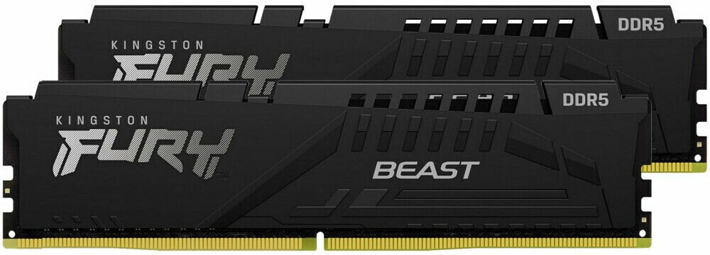 

Оперативная память Kingston FURY Beast 2x8ГБ DDR5 5200МГц (KF552C40BBK2-16), Оперативная память Kingston FURY Beast 2x8GB DDR5 5200MHz (KF552C40BBK2-16)