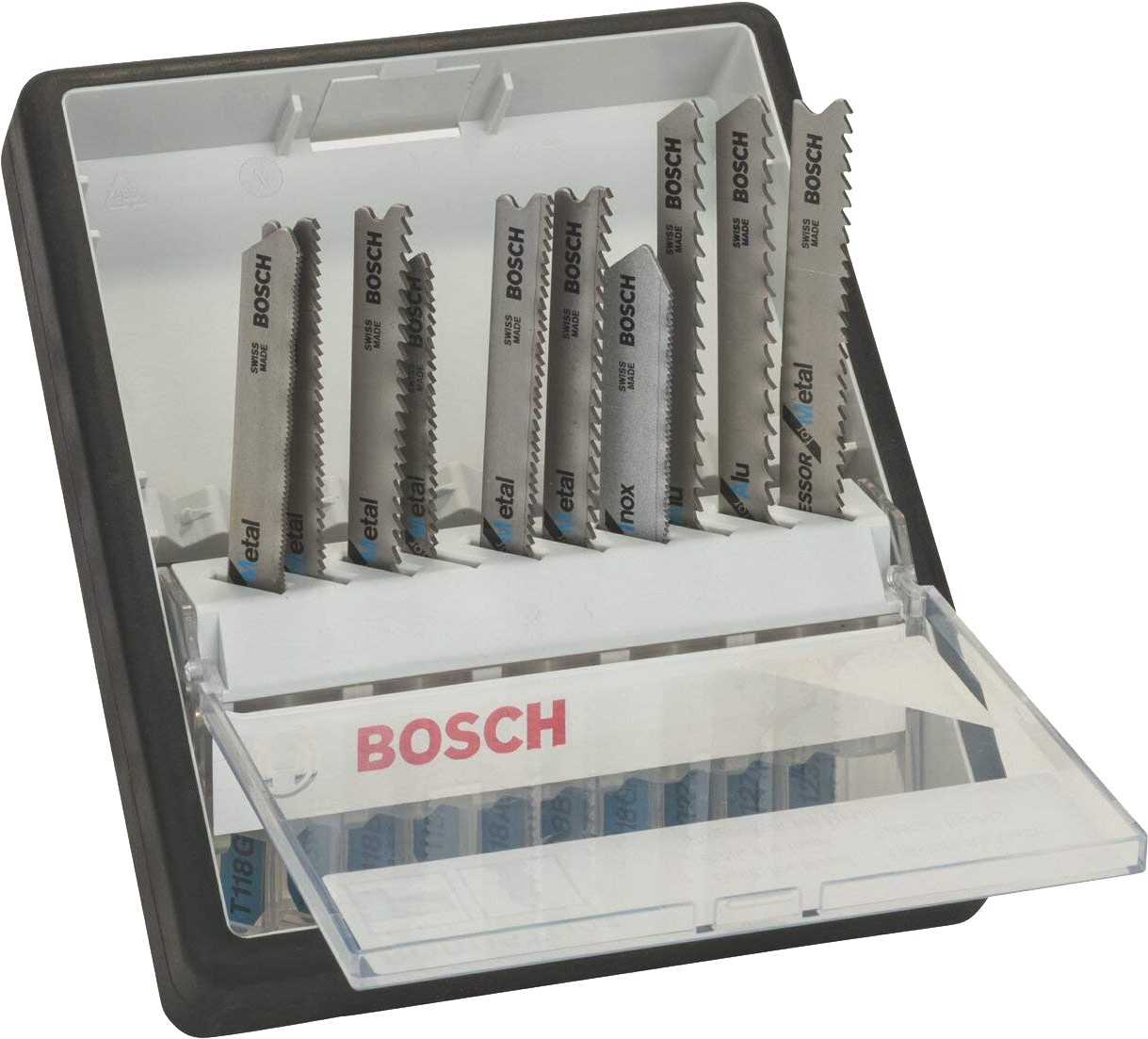 

Пилки для лобзика Bosch 2.607.010.541, Пилка для лобзика Bosch Набор Robust Line Metal Expert 10шт 2.607.010.541