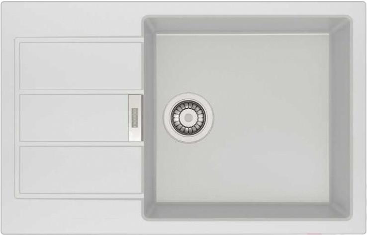 

Кухонная мойка Franke SID 611-78/45 3,5" , цвет полярный белый, вентиль-автомат, скрытый перелив под пластиной, сифон в комплекте [114.0489.214], SID 611-78/45