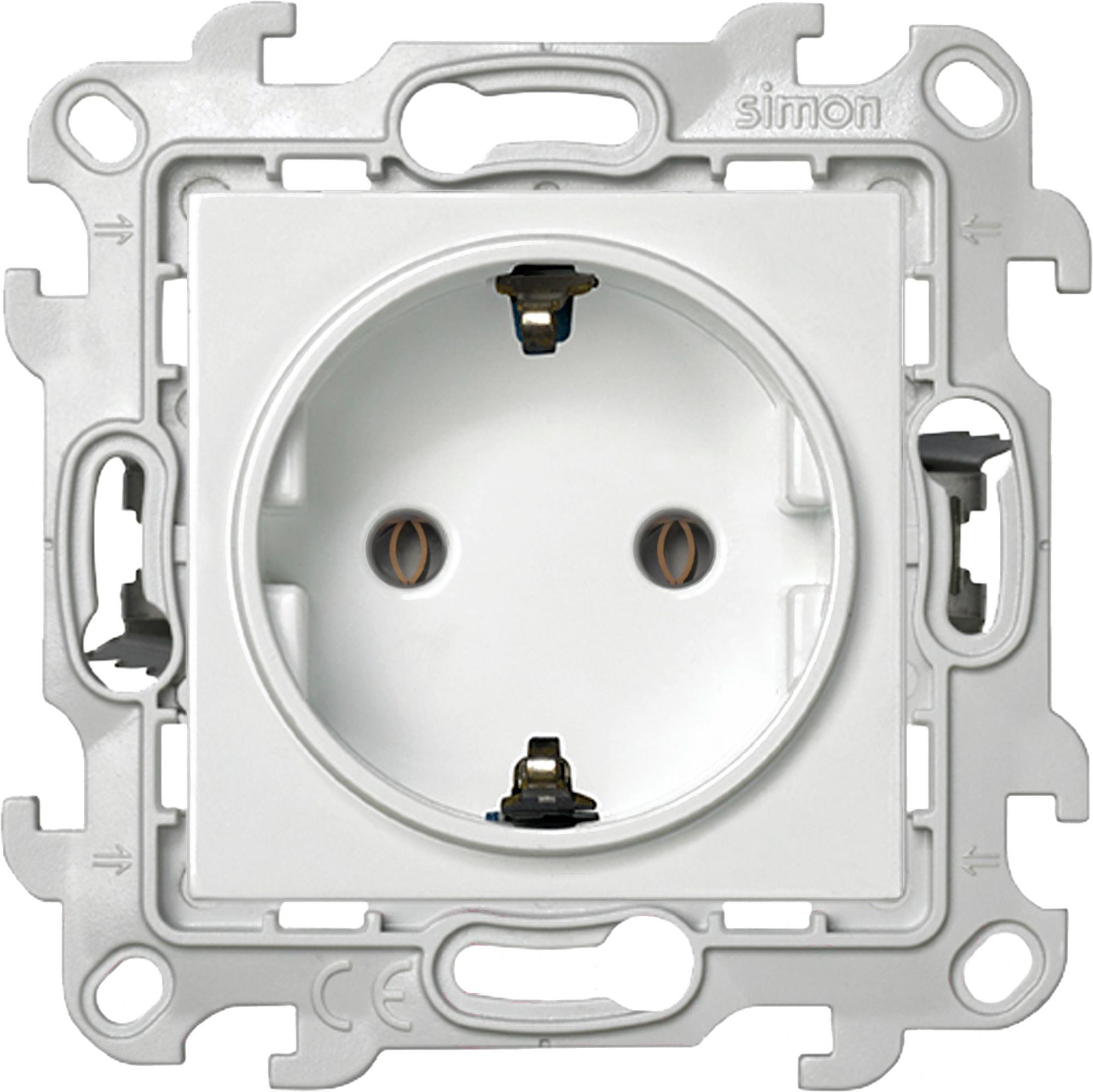 

Розетка Simon 2420434-030 белый