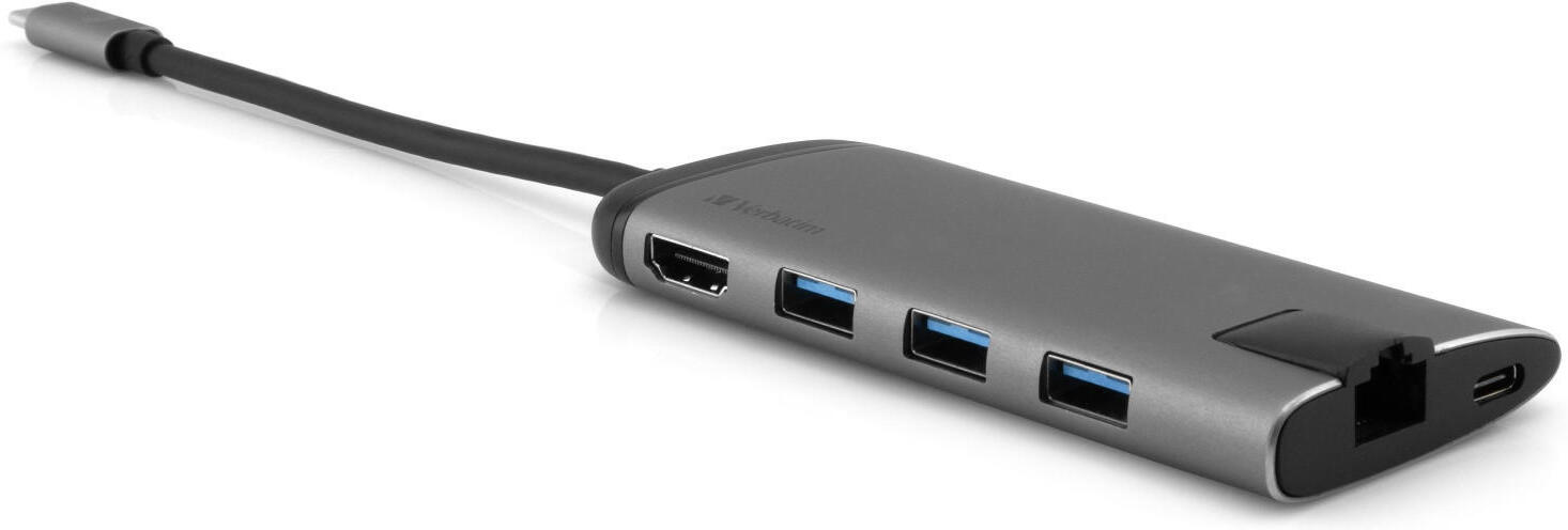 

Док-станция Verbatim USB-C Multiport Hub Gold (49142)