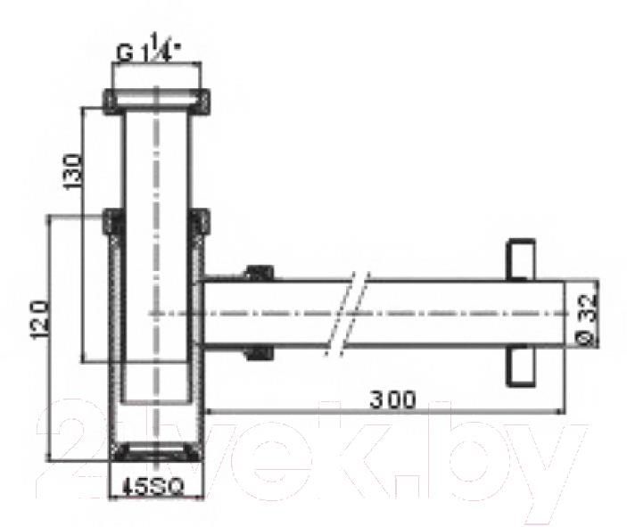 

Сифон для умывальника Slezak RAV MD0233, MD0233
