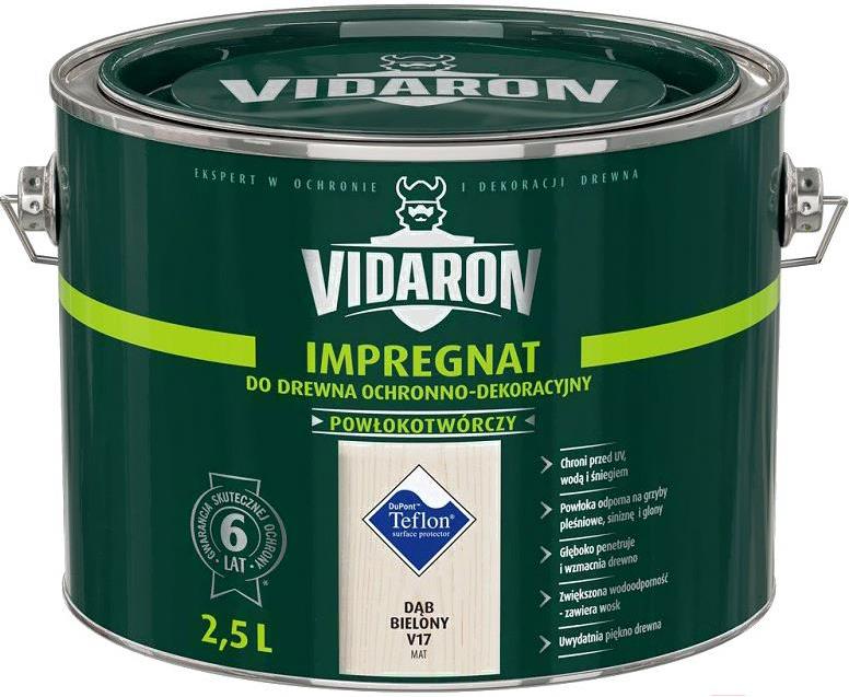 

Защитно-декоративный состав Vidaron Vidaron Impregnant V17 2.5л дуб беленый, Защитно-декоративный состав Vidaron Impregnant V17 2.5л дуб беленый