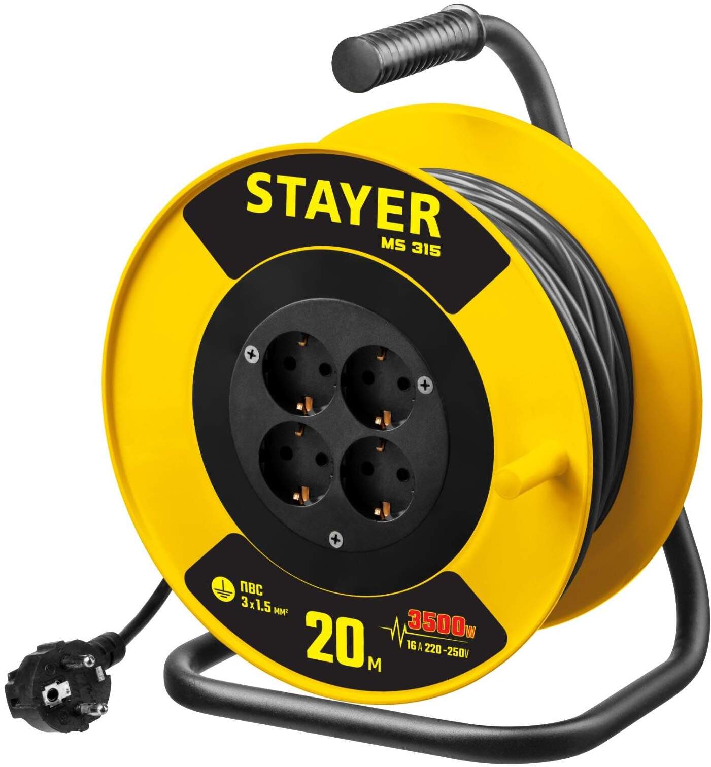 

Удлинитель Stayer MS 315 20 м [55078-20], Удлинитель Stayer MS 315 20 м 55078-20