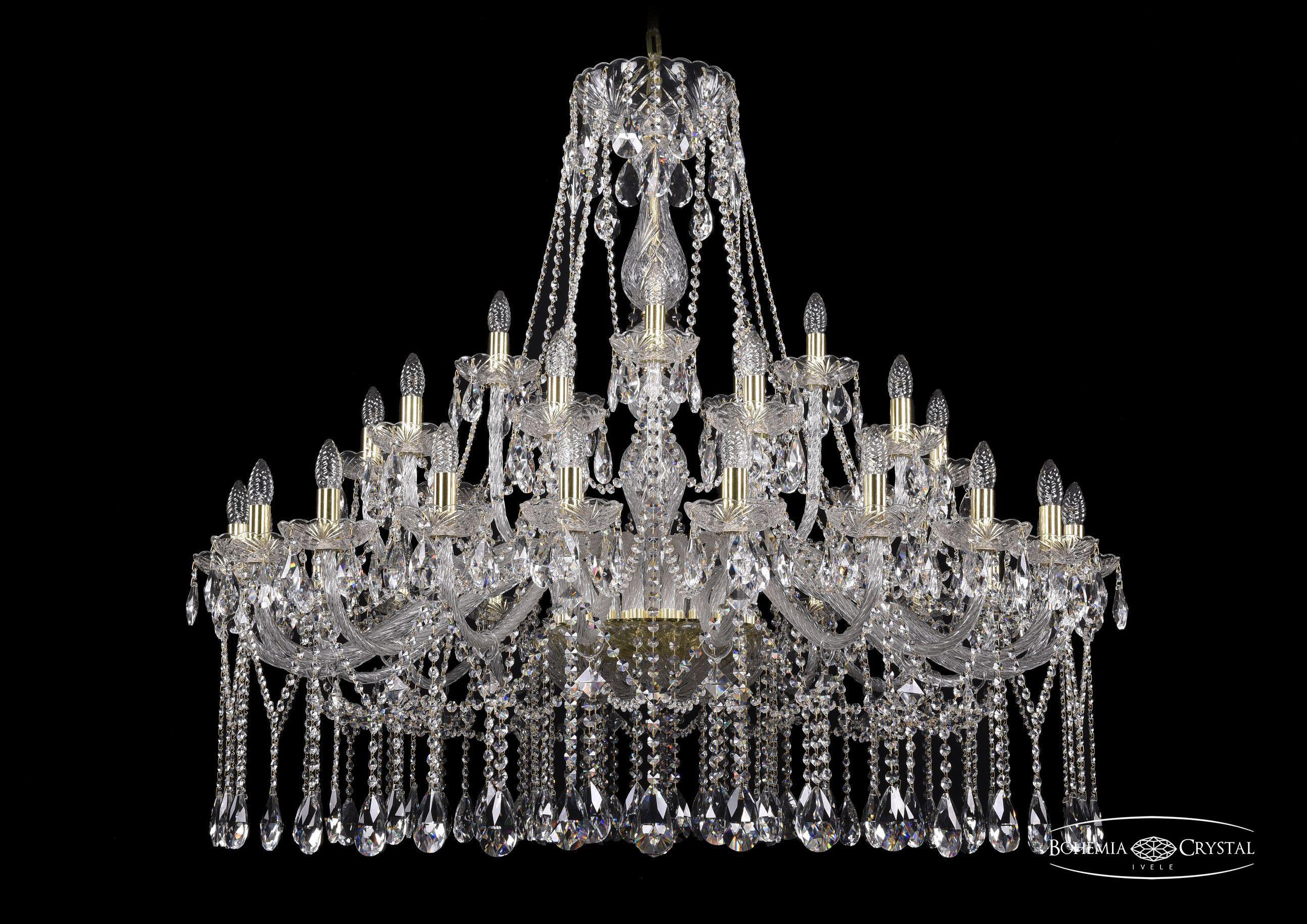 

Подвесная люстра Bohemia Ivele Crystal 1413/20+10+5/460/G