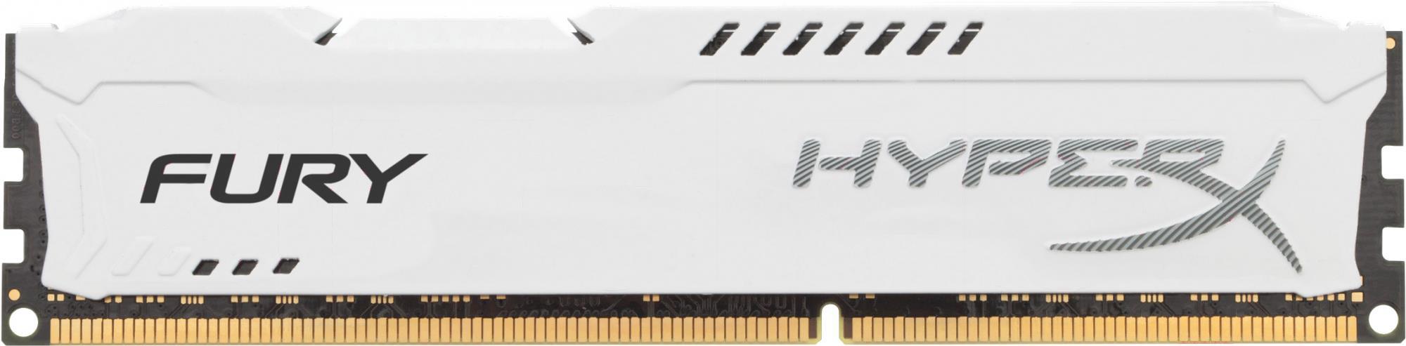 

Оперативная память Kingston HyperX Fury White 8GB DDR3 PC3-12800 (HX316C10FW/8), HyperX Fury White 8GB DDR3 PC3-12800