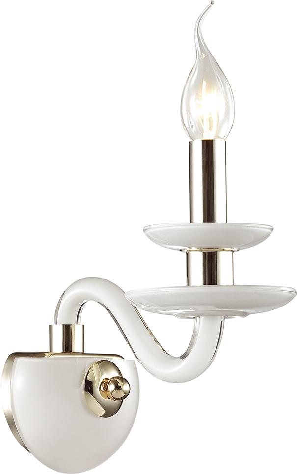 

Бра Odeon Light 4187/1W золото/белый Бра Е14 1*40W CAPRI, 4187/1W золото/белый Бра Е14 1*40W CAPRI