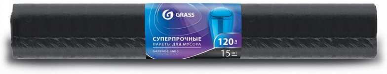 

Мешок для мусора в рулоне Grass PP-0024 черный