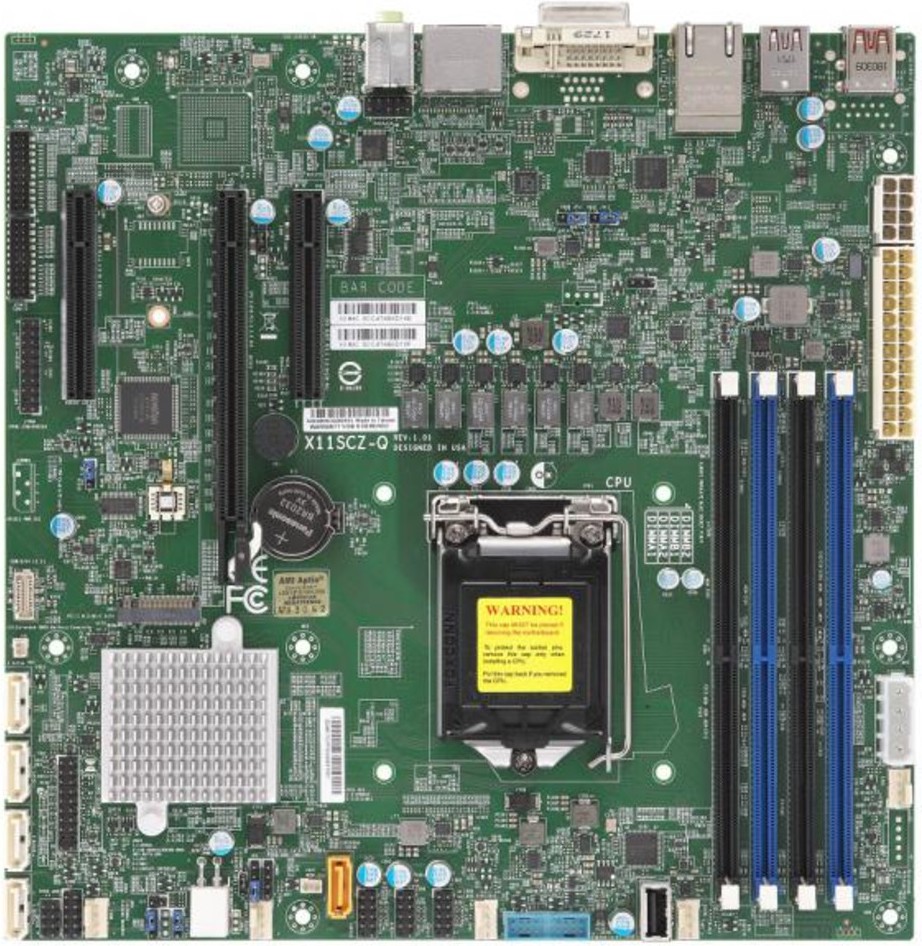 

Материнская плата Supermicro MBD-X11SCZ-Q-O