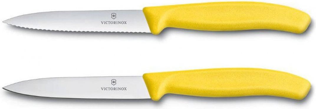 

Кухонный нож Victorinox Набор ножей Swiss Classic 2 шт блистер желтый [6.7796.L8B], Кухонный нож Victorinox Набор ножей Swiss Classic 2 шт блистер 6.7796.L8B желтый