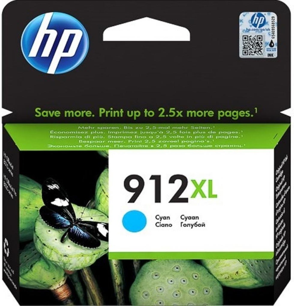 

Струйный картридж HP 912 для OfficeJet 801x/802x голубой [3YL81AE], Картридж HP 912XL 3YL81AE