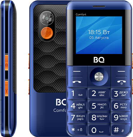 

Мобильный телефон BQ Comfort BQ-2006 Blue/Black