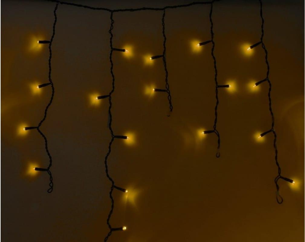 

Новогодняя гирлянда Neon-night Айсикл 4.8x0.6m 176 LED Yellow [255-131], Айсикл 4.8x0.6m 176 LED
