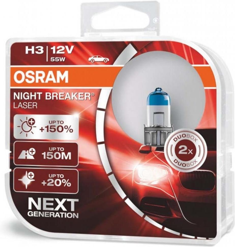 

Автомобильная лампа Osram H3 64151NL-HCB Комплект, H3 64151NL-HCB