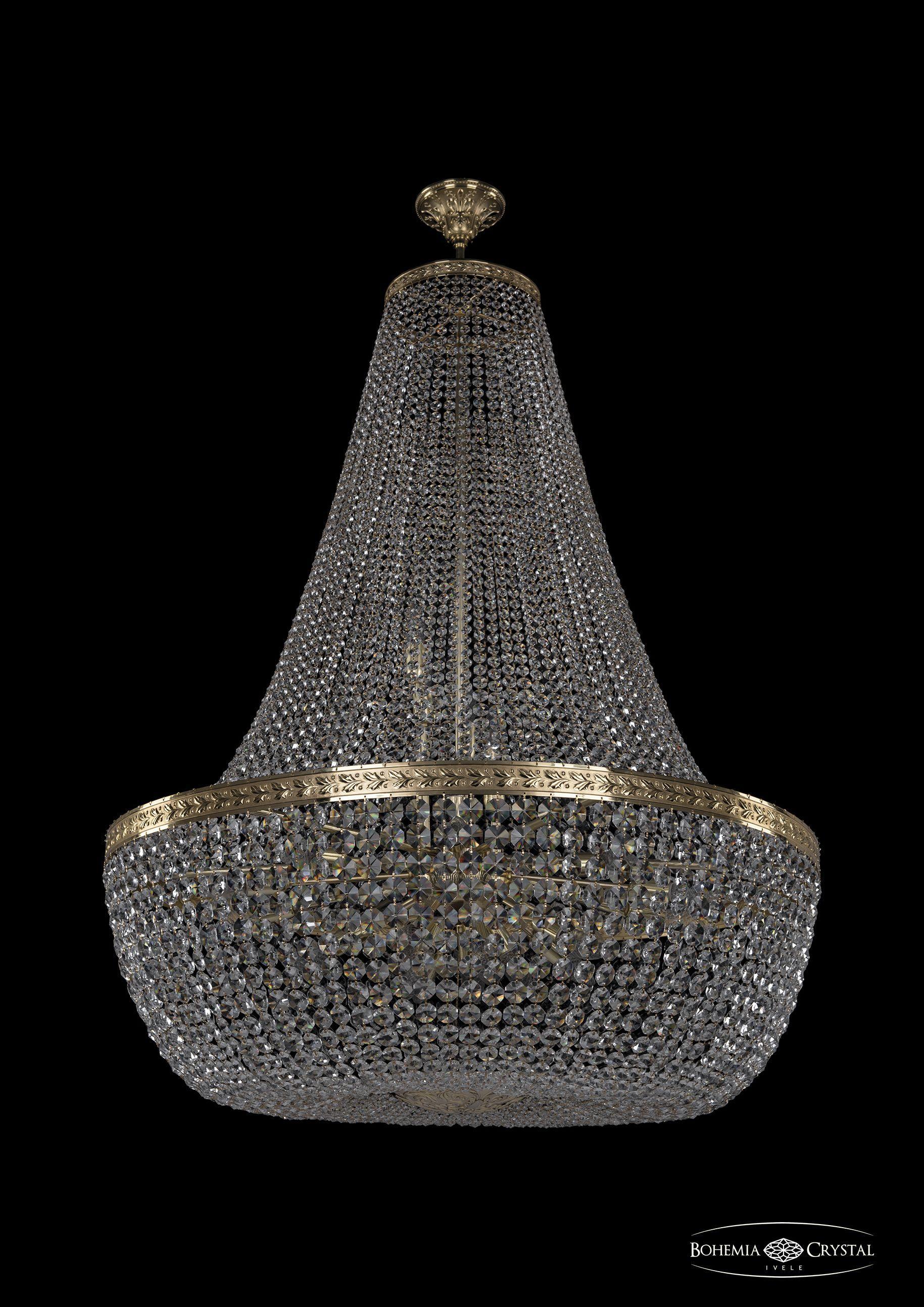 

Люстра на штанге Bohemia Ivele Crystal 19111/H2/100IV G
