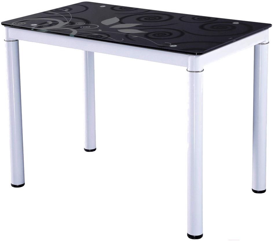 

Стол обеденный Signal Damar 100x60x75 черный/белый [DAMARBB], Damar 100x60x75