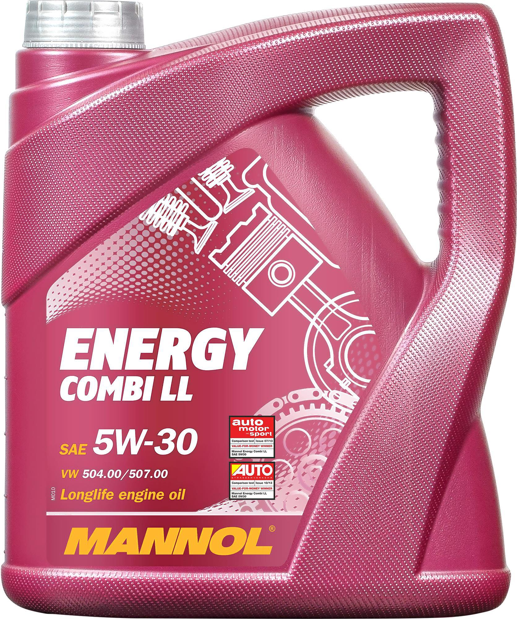 

Моторное масло Mannol Energy Combi LL 5W30 SN/CF 4л [MN7907-4], Energy Combi LL 5W30 SN/CF 4л