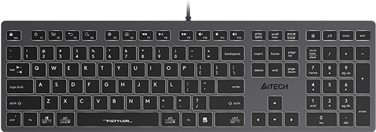 

Клавиатура A4Tech Fstyler серый/белый (FX60)