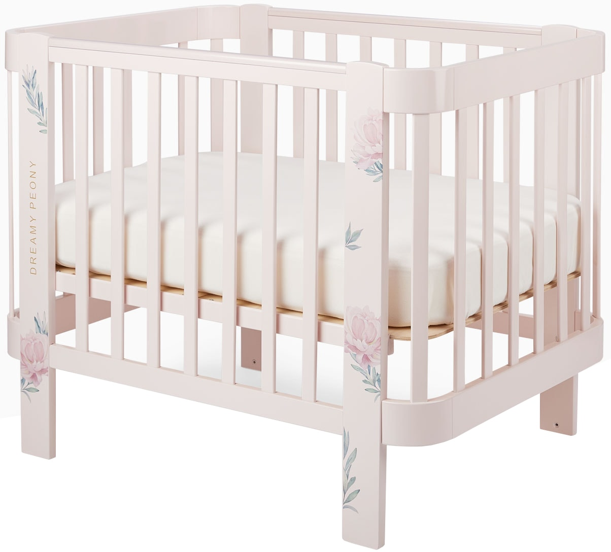 

Детская кроватка Happy Baby Mommy Love 95024 Pink, Mommy Love 95024