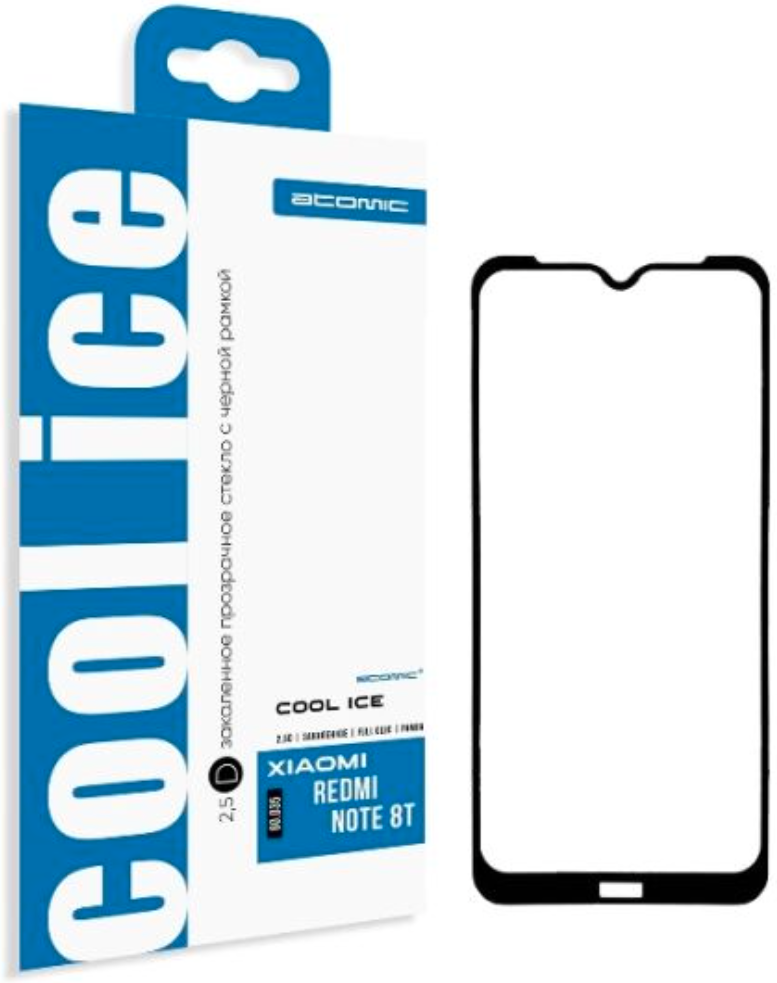 

Защитное стекло Atomic COOL ICE 2.5D для Xiaomi Redmi Note 8T (60.035)