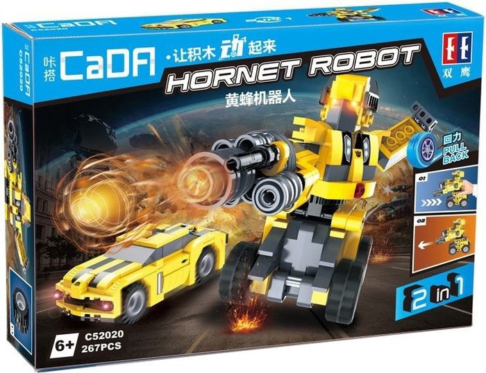 

Конструктор CaDa Трансформер 2 в 1 Hornet Robot (C52020W)