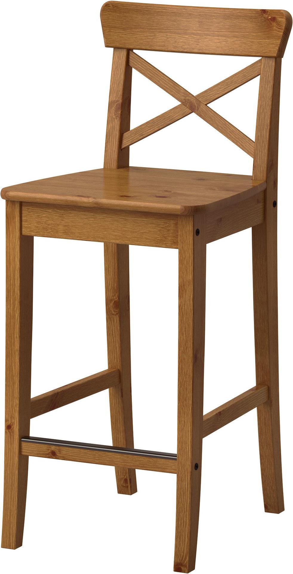 

Стул барный Ikea Ингольф (морилка/антик) [703.605.03], Ингольф