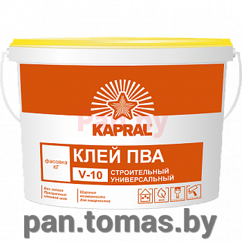 

Клей Kapral V-10 10 кг, V-10 10 кг
