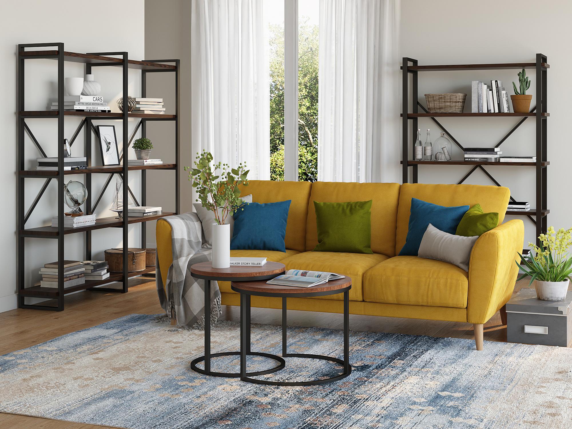 

Журнальный стол Loftyhome Саутфилд 10 дуб коричневый, Саутфилд 10